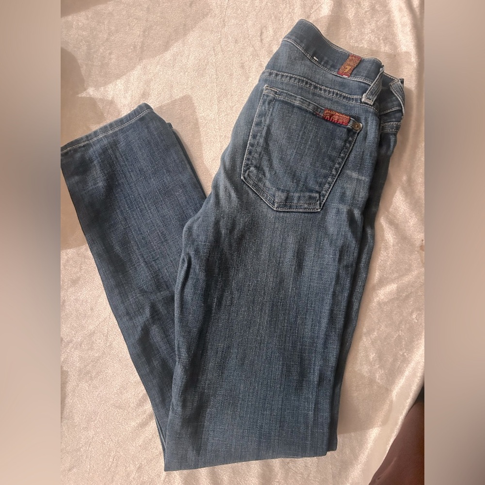 7 For All Mankind Mid-Rise Skinny Jeans – Gently Used